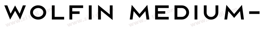 Wolfin Medium字体转换 Wolfin Medium字体转换